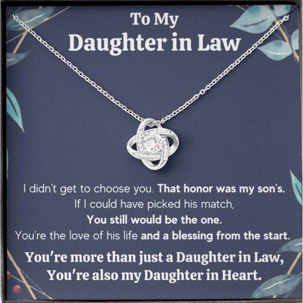 Daughter In Law Honor Pendant Necklace Jewelry
